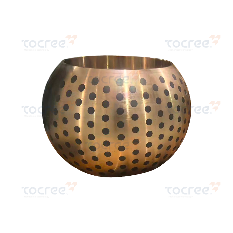 Ống lót bằng đồng thau tự bôi trơn hình cầu nhúng bằng graphene